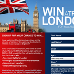 Win a trip to London for you & a friend!