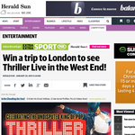 Win a trip to London to see 'Thriller Live' in the West End!