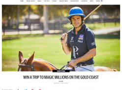 Win a trip to Magic Millions on the Gold Coast