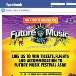 Win a trip to Malaysia for 'Future Music Festival'!