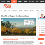 Win a trip to Margaret River 'Gourmet Escape'!