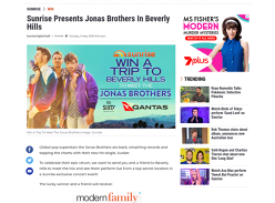 Win a trip to meet the Jonas Brothers in Beverly Hills!