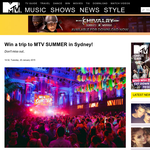 Win a trip to MTV Summer in Sydney!
