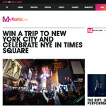 Win a trip to New York City & celebrate NYE in Times Square!