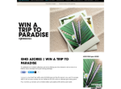 Win a trip to paradise!