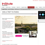 Win a trip to Paris!