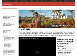 Win a trip to Pilbara's Karijini National Park 