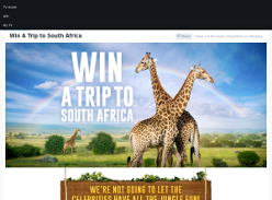 Win A Trip to South Africa