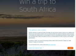 Win a trip to South Africa