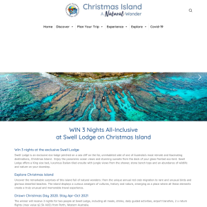 Win a Trip to Swell Lodge on Christmas Island for 2