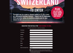 Win a trip to Switzerland!