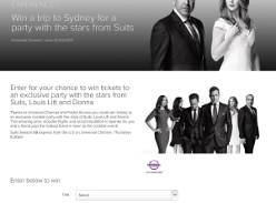 Win a trip to Sydney for a party with the stars from 'Suits'! (FOXTEL Subscribers ONLY)