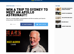 Win a trip to Sydney to meet an Apollo Astronaut!