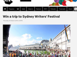 Win a trip to Sydney Writer's Festival!