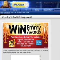 Win a trip to the 2013 Emmy Awards!