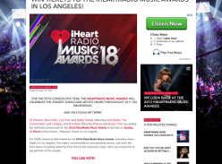 Win a Trip to the 2018 iHeartRadio Music Awards in Los Angeles