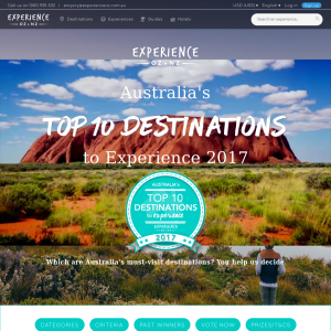 Win a trip to the Australian destination Voted as Number 1