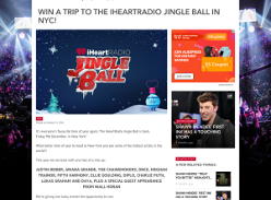 Win a trip to the iHeartRadio 'JingleBall' in NYC!