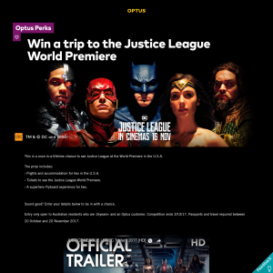 Win a Trip to the Justice League World Premiere in LA/New York for 2
