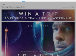 Win a Trip to the Kennedy Space Centre in Florida for 2