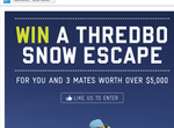 Win a trip to Thredbo for you & 3 mates!