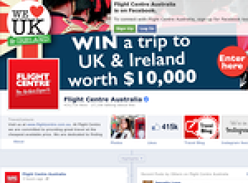 Win a trip to UK & Ireland worth $10,000!