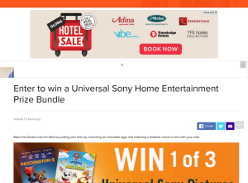 Win a Universal Sony Home Entertainment Prize Bundle