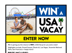 Win a USA Vacation from Student Flights (Aged 18-35)