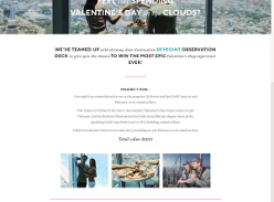 Win a ‘Valentine’s Day in The Clouds’ Experience