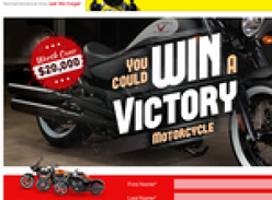 Win a Victory motorcycle!