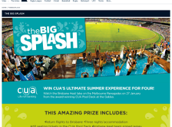 Win a VIP BBL Cricket Experience for 4 & $5,000 CUA Bank Account