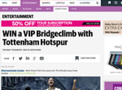 Win a VIP Bridgeclimb with Tottenham Hotspur