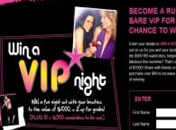 Win a VIP night out with your besties or 1 of 10 $500 Running Bare wardrobes!