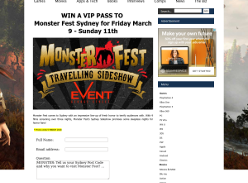 Win a VIP Pass to Monster Fest Sydney 