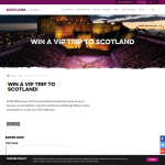 Win a VIP trip for 2 to Scotland!