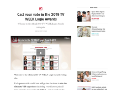 Win a VIP trip for 2 to the 2019 TV WEEK Logie Awards!