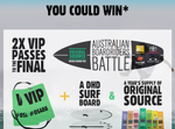 Win a VIP trip for 2 to the final of the Australian Boardriders Battle!