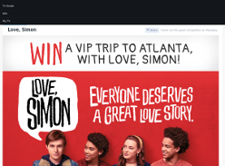 Win a VIP trip to Atlanta with Love, Simon