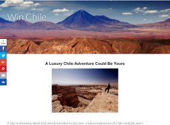Win a VIP trip to Chile!