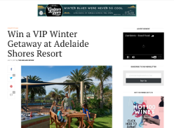 Win a VIP Winter Getaway at Adelaide Shores Resort
