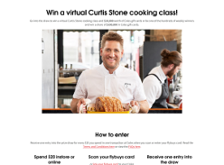 Win a virtual Curtis Stone cooking class & $10,000 worth of gift cards!