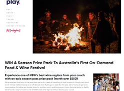 Win a Virtual Orange Winter Fire Festival Experience