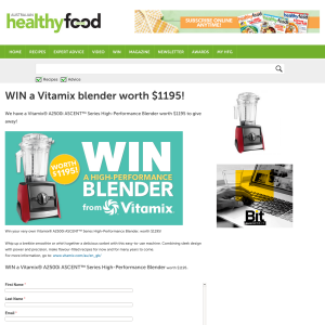 Win a Vitamix blender