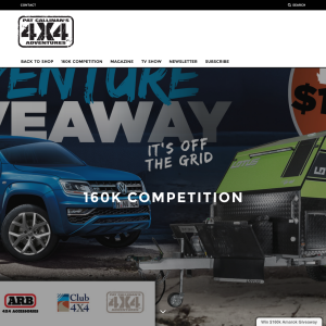 Win a Volkswagen Amarok Ultimate V6, Lotus 14' Off-grid, $5,000 ARB Voucher, $1,000 Club 4X4 voucher + a Pat Callinan's 4X4 Adventures Pack!