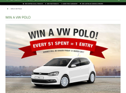 Win a Volkswagen Polo! (Purchase Required)
