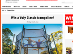Win a Vuly Classic trampoline!