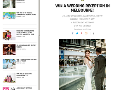 Win a wedding reception in Melbourne!
