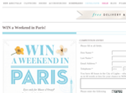 Win a weekend in Paris!
