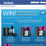 Win a Western Digital Personal Cloud media streaming pack!