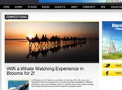 Win a whale watching experience in Broome for 2!
